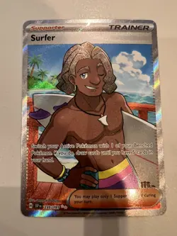 Pokemon TCG: Surfer - 235/191 - Ultra Rare - Surging Sparks Card - NM/M - Image 2