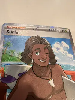 Pokemon TCG: Surfer - 235/191 - Ultra Rare - Surging Sparks Card - NM/M - Image 3