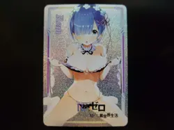 Goddess Story ACG Holo Waifu Card Re:Zero Rem Pack Fresh - Image 1