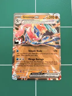 Greninja ex - Holo Double Rare Prize Pack Series Cards 106/167 NM - Image 1