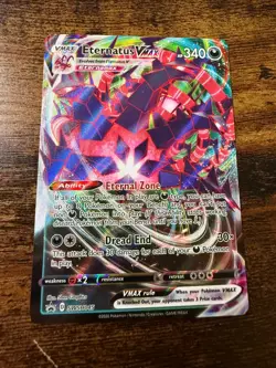 Eternatus VMAX SWSH045 SWSH: Sword & Shield Promo Cards Holo LP-MP - Image 1
