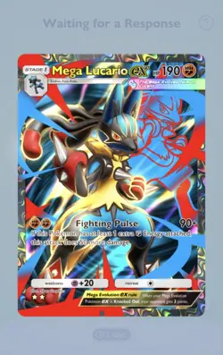 Pokemon TCG Pocket - Mega Lucario Ex - 2⭐ Card - English - Fast Delivery - Image 1