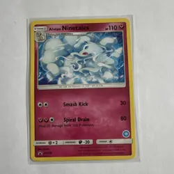 Pokemon Alolan Ninetales SM128 Promo Regular SM Trainer Kit Trading Card English - Image 1