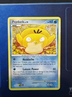 Pokemon TCG Cards Psyduck 87/127 Platinum Non-Holo LP - Image 1
