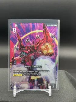 Neo Zeong GD04-033 LR+ - Gundam Card Game - Phantom Aria - English - Image 1