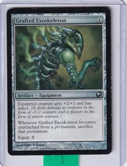 Grafted Exoskeleton (#162) FOIL * Scars of Mirridon MTG - Moderately Played - Image 1