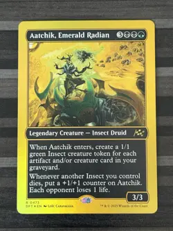 MTG | Aatchik, Emerald Radian | Aetherdrift | First-Place Foil | NM - Image 1