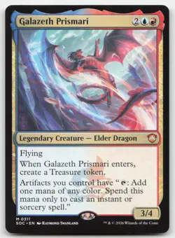 Galazeth Prismari 311 SOC Commander: Secrets of Strixhaven Magic MTG NM - Image 1
