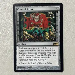Magic: The Gathering Artifact Coat of Arms Rare Regular Card (NM) 10th Edition - Image 1