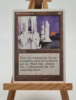 Elfenbeinturm 4. Edition Magic Karte MTG Deutsch (Ivory Tower) - Image 1