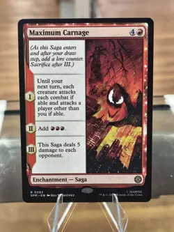 MTG - Maximum Carnage - Marvel's Spider-Man NM/M Condition Free Shipping! - Image 1