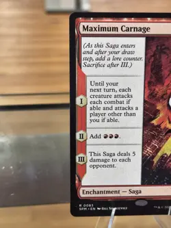 MTG - Maximum Carnage - Marvel's Spider-Man NM/M Condition Free Shipping! - Image 4