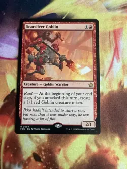 Searslicer Goblin Foundations Regular 93 NM MTG - Image 1