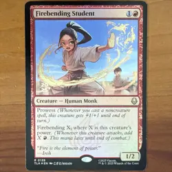 Firebending Student - Prerelease Foil Promo - Avatar MTG - Image 1