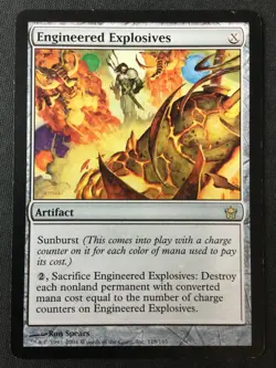 MTG Fifth Dawn #118 Engineered Explosives MP - Image 1