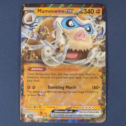 Mamoswine ex 79/159 - Journey Together - Double Rare Holo Pokemon Card - NM - Image 1