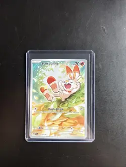 Pokemon TCG Scorbunny 225/217 Full Art Ascended Heroes NM - Image 1