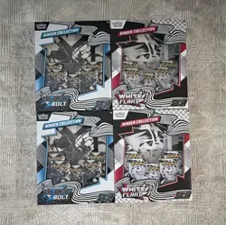 Pokemon TCG Black Bolt & White Flare Binder Collection 4 Boxes (2+2) - Image 1