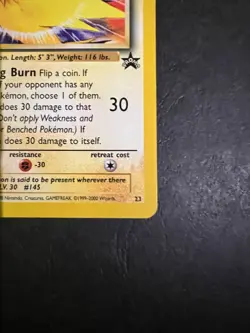 Pokemon Card - Zapdos 23 Promo Holo - Wizards of the Coast - 2000 Vintage - LP - Image 3
