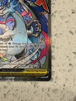 Mega Charizard X ex Pokemon TCG Phantasmal Flames Holo Black Star Promo #023 NM - Image 5