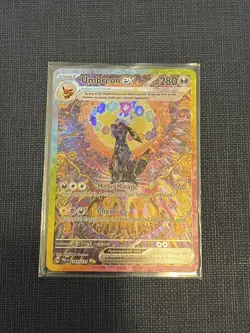 Pokemon Umbreon ex 161/131 Sv: Prismatic Evolutions EX Full Art Holo 280 HP Rare - Image 1