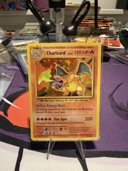CHARIZARD 2016 POKEMON XY EVOLUTIONS HOLO RARE #11/108 Q7178 - Image 2