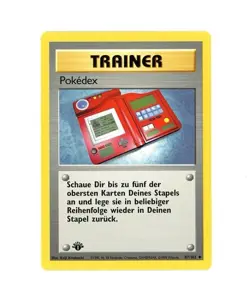 1999 WOTC POKEMON TRAINER POKEDEX 1st Edition 87/102! (GERMAN) - Image 1