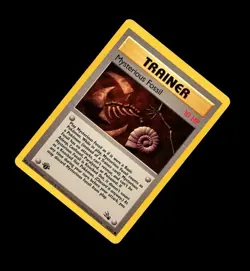 1999 WOTC Pokemon TRAINER MYSTERIOUS FOSSIL 1st EDITION 62/62! LP - MP - Image 1
