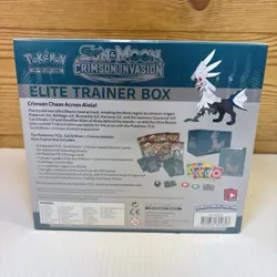 SEALED Pokemon TCG Sun & Moon Crimson Invasion Elite Trainer Box ETB - Image 2