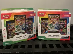New Pokemon TCG First Partner Illustration Collection Series 1 Box-fast🚢/Inhand - Image 1