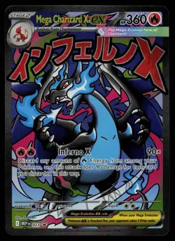 Mega Charizard X ex 023 Holo Promo ME: Mega Evolution Promo Pokemon Near Mint - Image 1