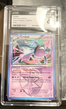 Pokemon TCG Crobat Team Plasma 55/135 Plasma Storm Holo - Image 1