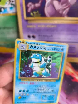 Pokemon Karte Card Turtok Blastoise Expansion Set Base Holo Wotc japanese LP - Image 4