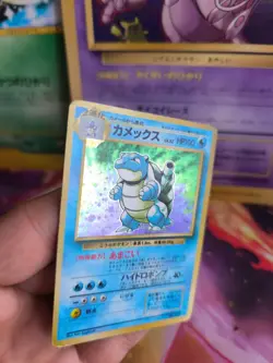 Pokemon Karte Card Turtok Blastoise Expansion Set Base Holo Wotc japanese LP - Image 5
