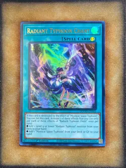 Yugioh Radiant Typhoon Chant DOOD-EN061 Ultra Rare 1st Ed NM - Image 1