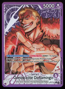 Donquixhote Doflamingo Alternate Art OP14-060 The Azure Sea's Seven One Piece NM - Image 1