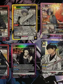 Tokyo Ghoul Union Arena LOT UE18BT/TKG Uta, Kiki Urie R* Juno Suzuya Touka Amon - Image 3
