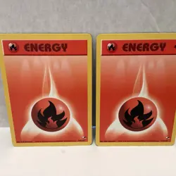 Pokemon TCG Gym Challenge Energy LP Card Lot Ft Fighting 127/132, Fire 128/132, - Image 2