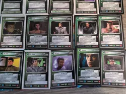 34 Card Lot Star Trek CCG 1E Romulan Only Rare UC C Vintage TCG DS9 TNG - Image 2
