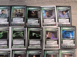 34 Card Lot Star Trek CCG 1E Romulan Only Rare UC C Vintage TCG DS9 TNG - Image 3
