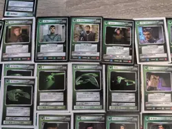 34 Card Lot Star Trek CCG 1E Romulan Only Rare UC C Vintage TCG DS9 TNG - Image 4