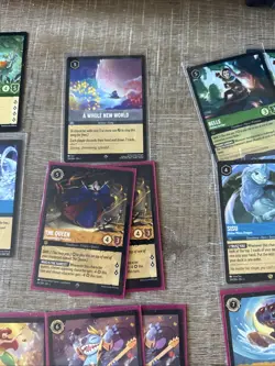 Disney Lorcana TCG Card Lot All Rares And Super Rares 25 Total 5 Cold Foil - Image 5