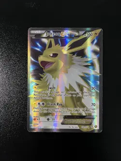 Jolteon EX Full Art 28a/83 Ultra Rare Holo Pokemon Card Promo LP - Image 1