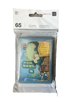 Pokemon x Van Gogh Museum: Munchlax & Snorlax The Bedroom 65 Card Sleeves *NEW* - Image 1
