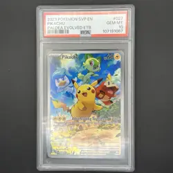 PSA 10 Pikachu 027 Sv: Scarlet & Violet Promo Cards Holo - Image 1