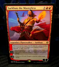 magic the gathering - Sarkhan the Masterless - Legendary Planeswalker - Dragon - Image 1