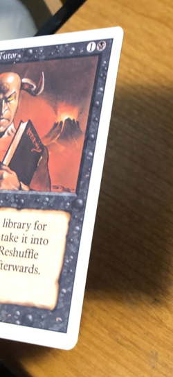 Demonic Tutor Revised Edition Vintage MTG NM - Image 3