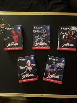 Spider-Man Magic the Gathering Welcome Deck Set SDCC Exclusive - Image 1