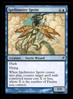 MTG Spellstutter Sprite LP Light Play Lorwyn [2862] - Image 1