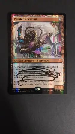 MTG - Painter's Servant - Masterpiece Series: Kaladesh Inventions - SIGNED (NM) - Image 1